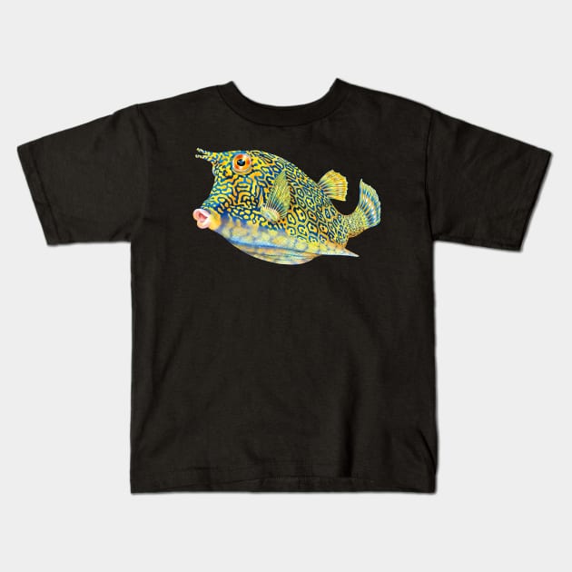 Cowfish Kids T-Shirt by Tim Jeffs Art